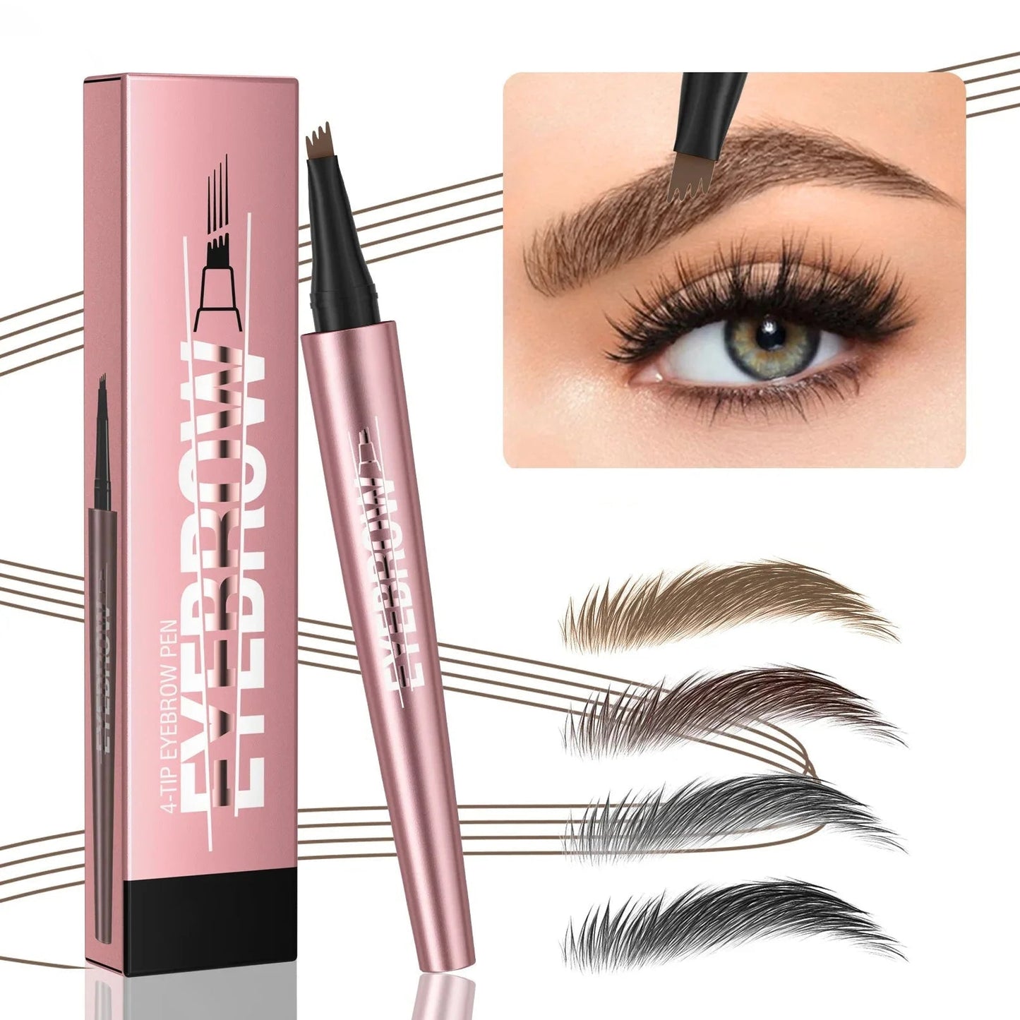 🔥Last Day | Buy 1 Get 1 Free Natural Stroke Brow Pen