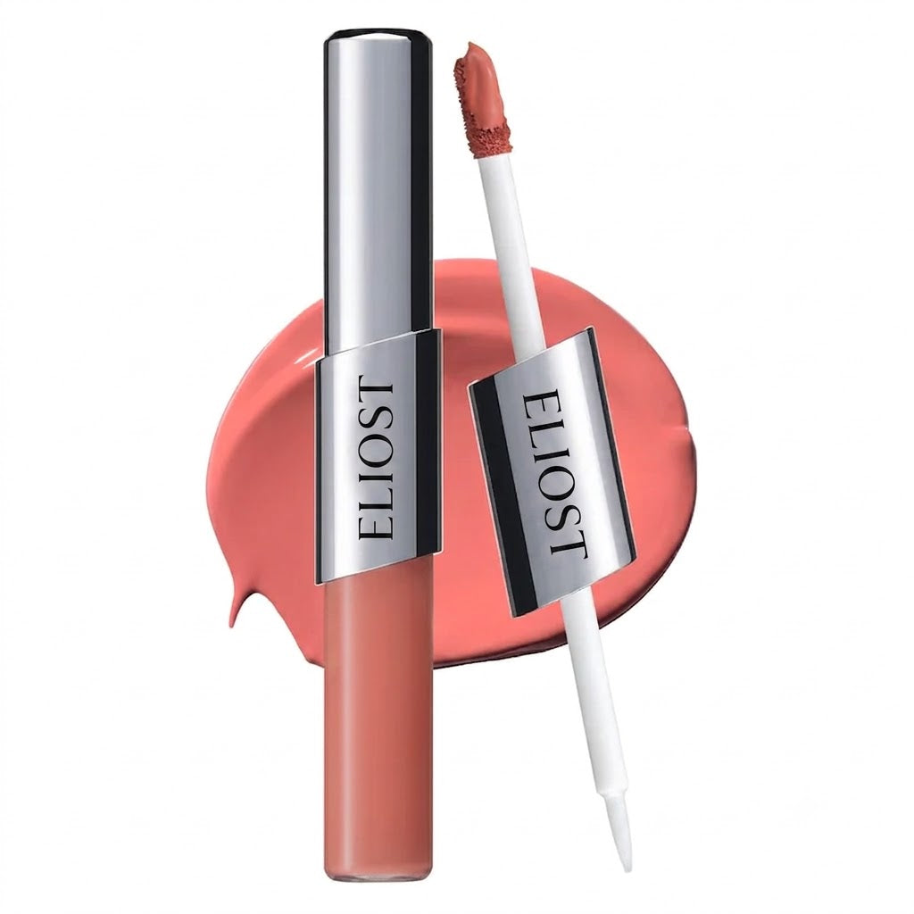 Perfect Twin Lip — Dual-Ended Liquid Lipstick with Velvet Matte Color and Glossy Shine