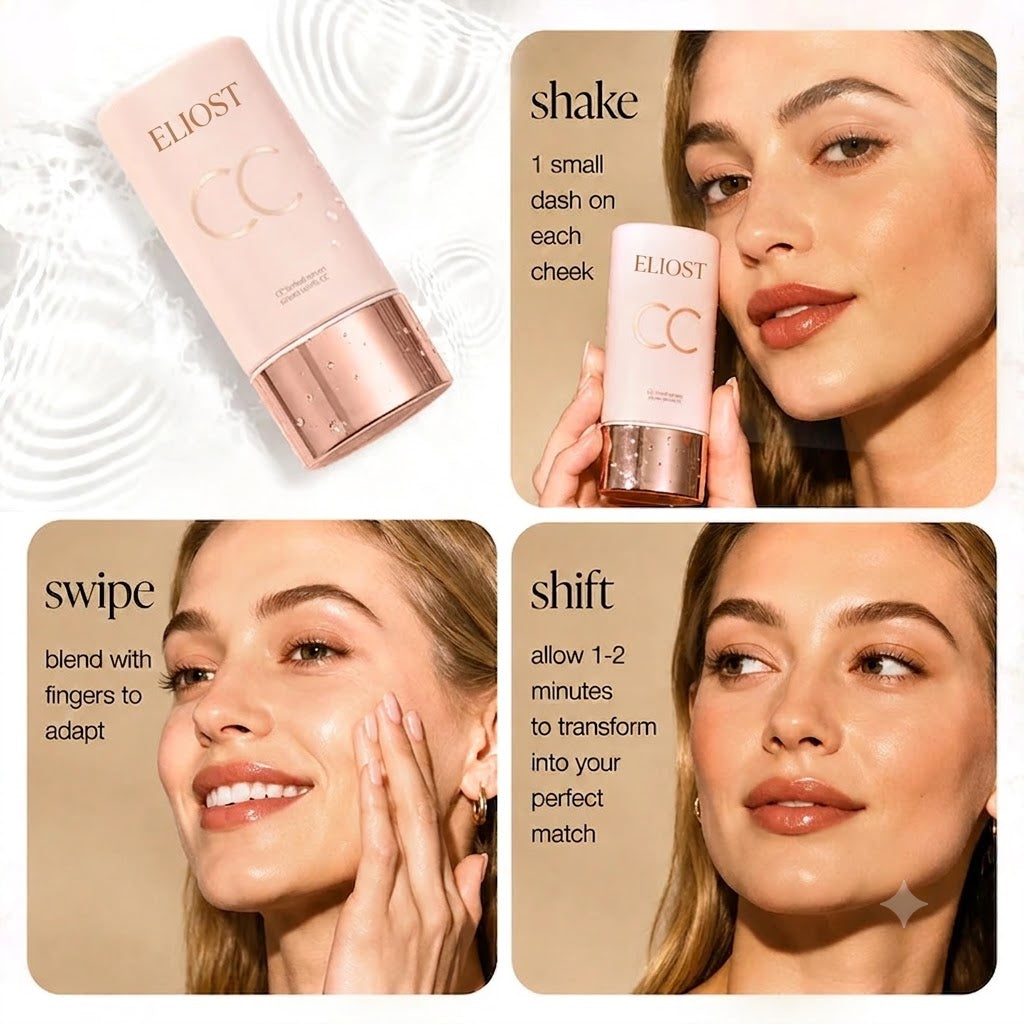 CC Tinted Serum: Hydrating & Waterproof Coverage