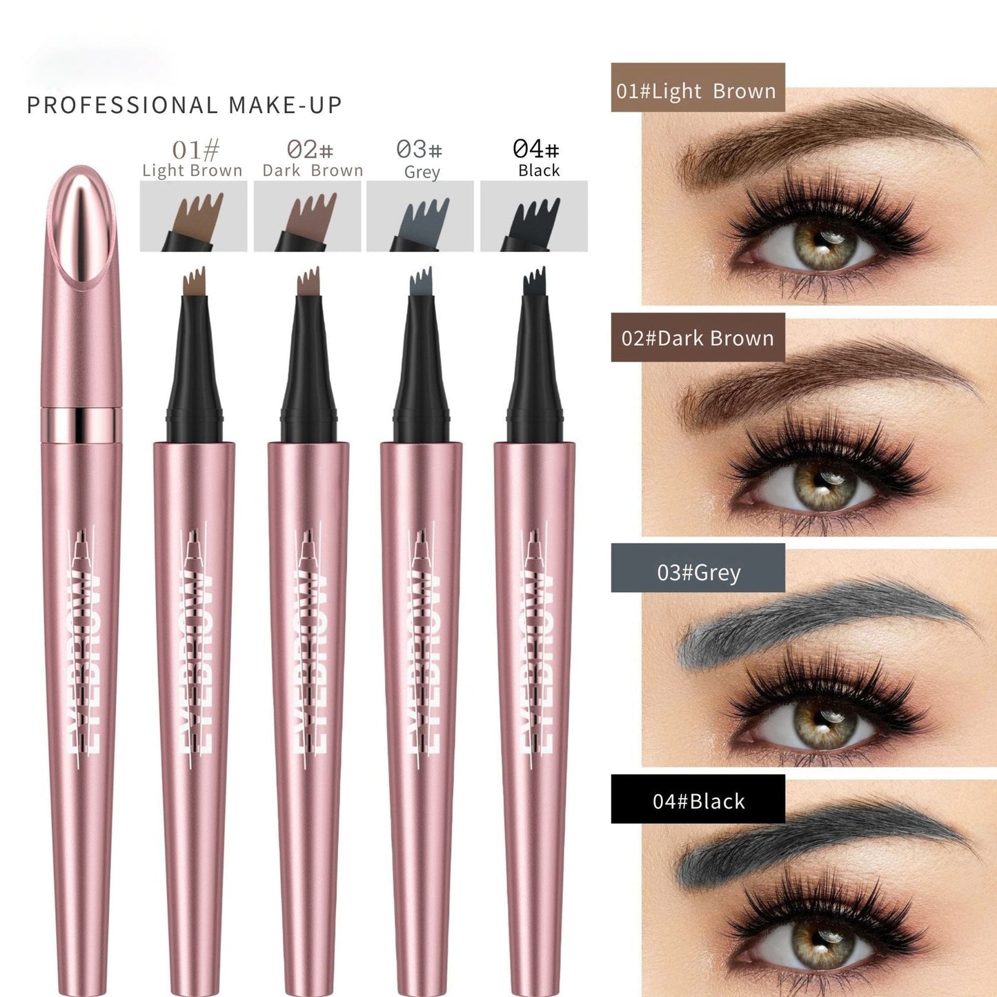 🔥Last Day | Buy 1 Get 1 Free Natural Stroke Brow Pen
