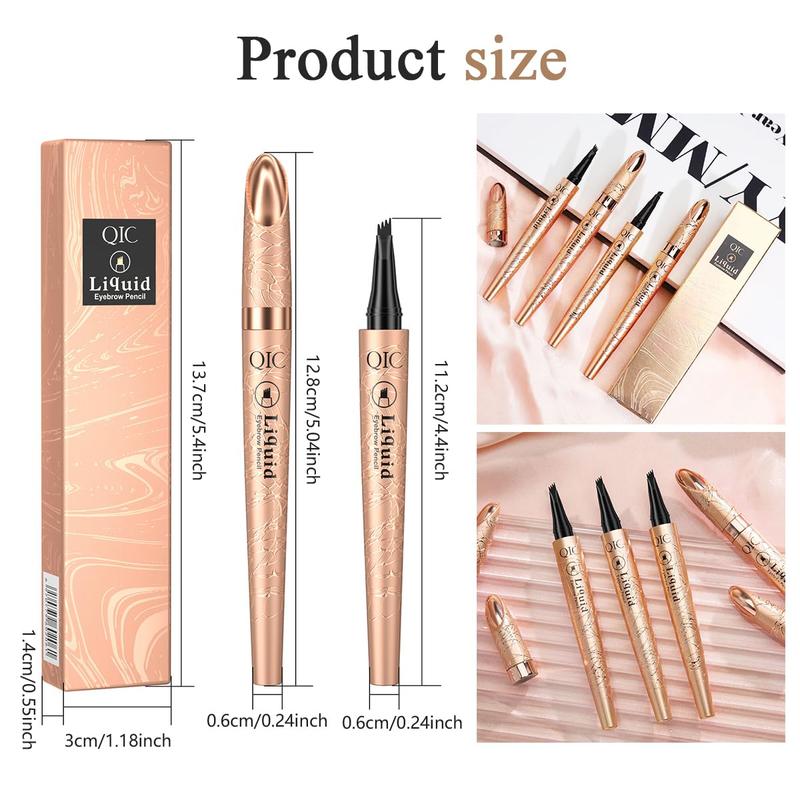 Long Lasting Waterproof Micro Fork Brow Pen Eyebrow Pencil