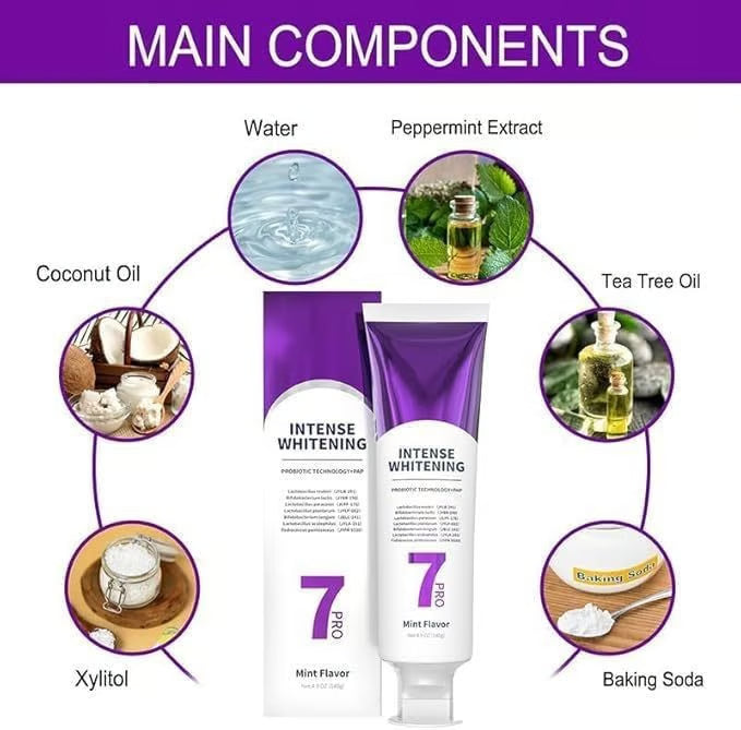New 7-Pro Intensive Toothpast