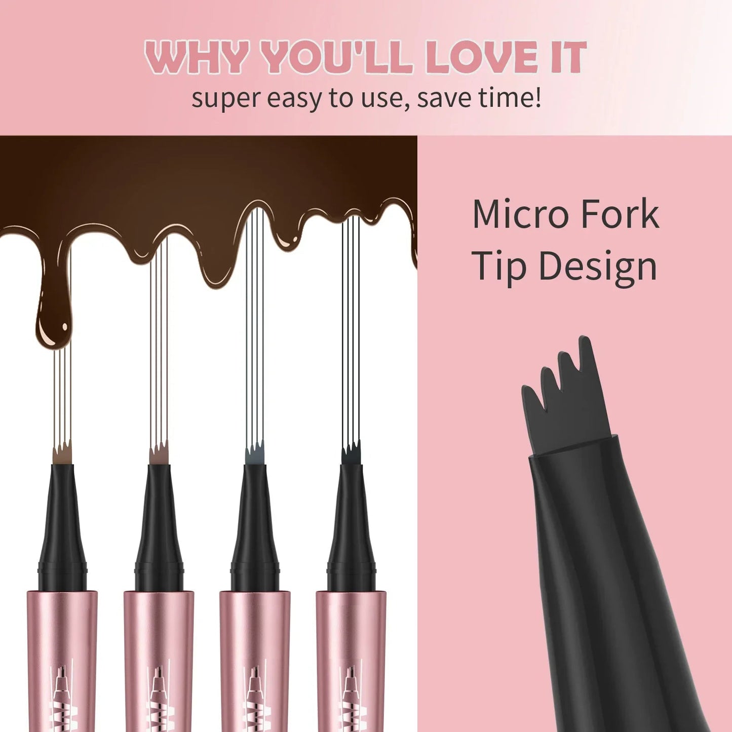🔥Last Day | Buy 1 Get 1 Free Natural Stroke Brow Pen