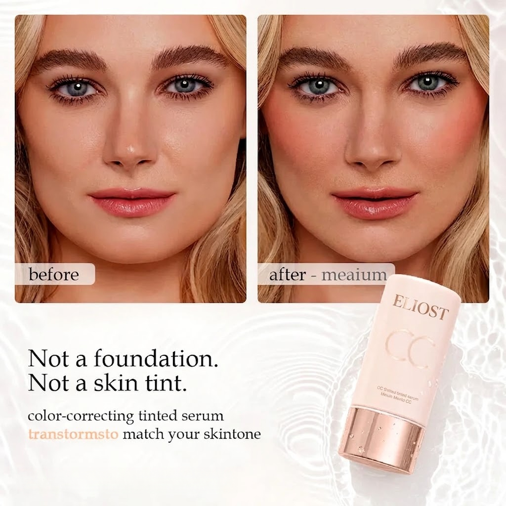 CC Tinted Serum: Hydrating & Waterproof Coverage